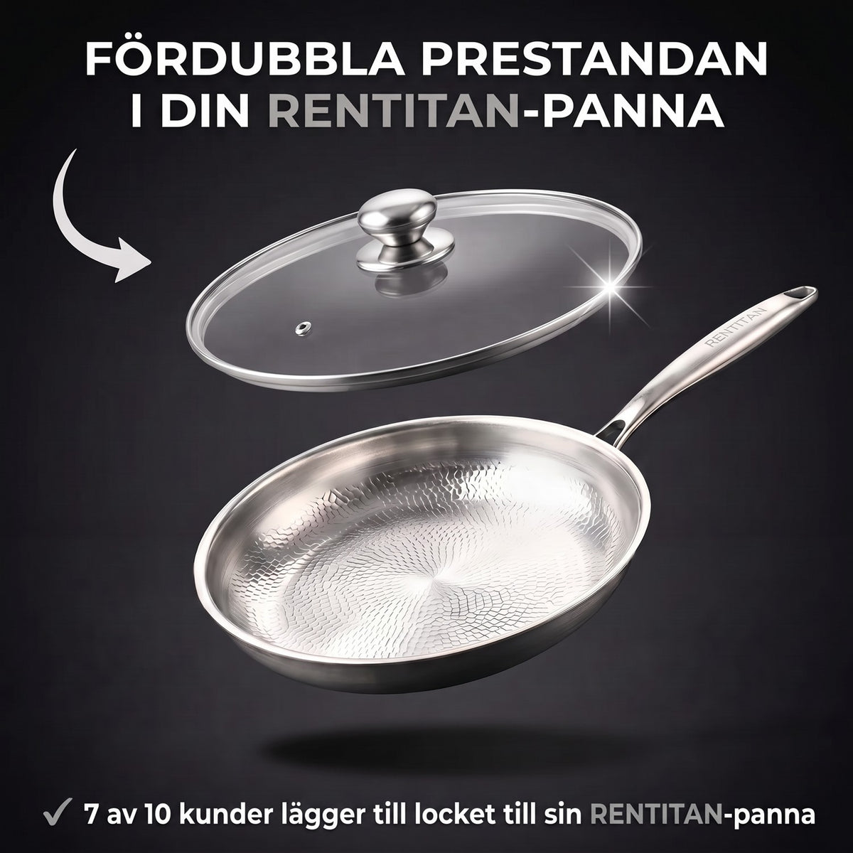 Glaslock i härdat glas – RENTITAN®
